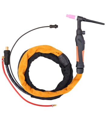 Uchwyt spawalniczy TIG 26V 4m ŁW35/50 zawór + przycisk CX80/CX90 WTYK 2 PIN (UT9/S) - www.toolsbook.eu