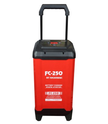 Mikroprocesorowy prostownik do akumulatorów samochodowych z funkcją rozruchu 12V/24V 250A FC-250 HOT (807/F) - www.toolsbook.eu