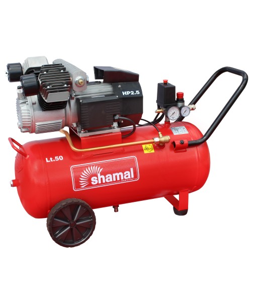 Sprężarka tłokowa kompresor Shamal HD 65DV/50  330/50 1450 obr 230V 10 bar HOT (K1035) - www.toolsbook.eu