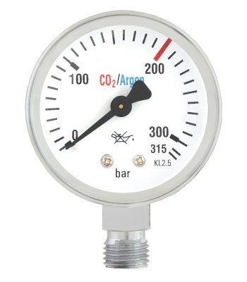 Manometr butlowy CO2/Ar MINI 0-315 bar (00.M106) - www.toolsbook.eu