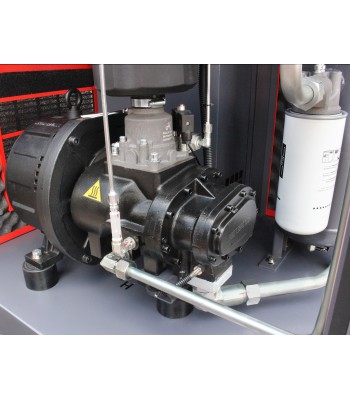 Sprężarka śrubowa ARROW II VSD 15 kW/500 720-1800 l/min. 10 Bar zestaw na zbiorniku poziomym 500L + osuszacz + filtry ISO 8573-1