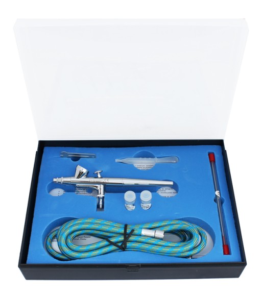 Aerograf BD207-KIT 0.2/0.3/0.5mm 2ml otwarty + osprzęt (000/9KIT) - www.toolsbook.eu