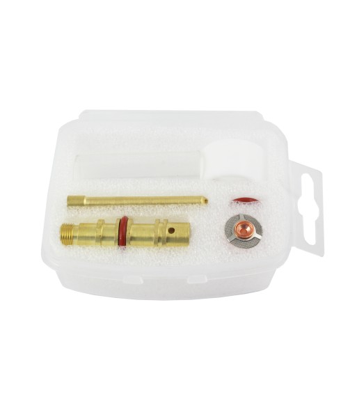 Zestaw TIG soczewka gazowa bezbarwna PYREX SRT 17/26/18 (TIP-26) - www.toolsbook.eu