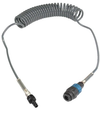 Wąż spiralny przewód PU - poliuretan 8x5mm  15m bezpieczne szybkozłącze (SGM-85C) - www.toolsbook.eu