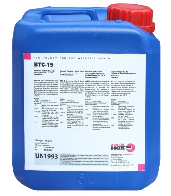 Płyn do chłodnicy spawalniczej MIG/MAG/TIG. Binzel BTC-15 5L (BTC-15) - www.toolsbook.eu