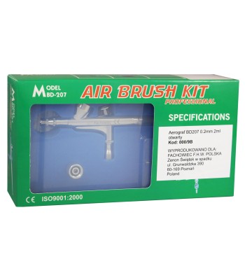 Aerograf BD207 0.2mm 2ml otwarty (000/9B) - www.toolsbook.eu