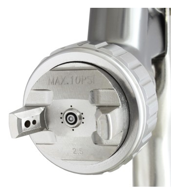Pistolet lakierniczy LEADER K411 HVLP 2.5mm zbiornik 600ml model 2022-2026