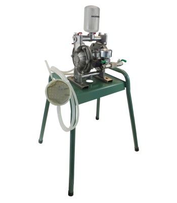 Pneumatyczna pompa membranowa ze stali nierdzewnej stojan HOT (DP-3SS) - www.toolsbook.eu