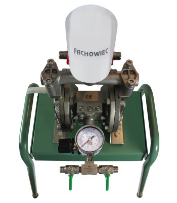 Pneumatyczna pompa membranowa ze stali nierdzewnej stojan HOT (DP-3SS) - www.toolsbook.eu