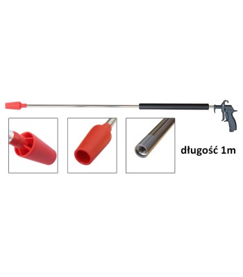 Pistolet do dmuchania oraz czyszczenia wkładów filtrów przemysłowych 1m "PROFI 40" venturi (004ADHV) - www.toolsbook.eu