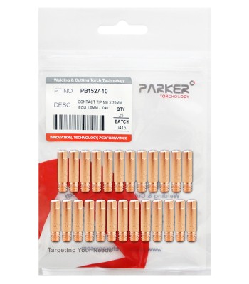 MIG DYSZA PRĄDOWA PARKER 1500. MB 15 M6 CU 1.0mm (PB1527-10) - www.toolsbook.eu