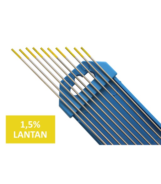 Elektroda nietopliwa TIG WL15 1.6x175mm złota (TI-173) - www.toolsbook.eu