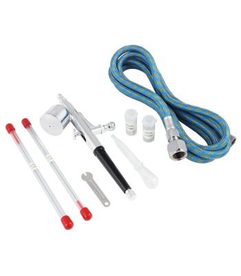 Aerograf BD130-KIT 0.2/0.3/0.5mm czarny 8ml regulacja + osprzęt (000/8KIT) - www.toolsbook.eu