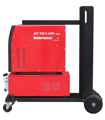 Spawarka inwertorowa JET TIG II TOWER AC/DC 400A IGBT PFC Welder Fantasy + chłodnica + wózek + uchwyt ARC-T5W 8m HOT (JET2TIG400