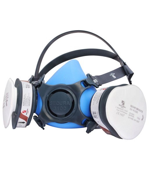 SECURA 3100 Półmaska + pochłaniacze A1P2 (LAK.3100) - www.toolsbook.eu