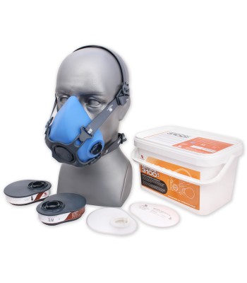 SECURA 3100 Półmaska + pochłaniacze A1P2 (LAK.3100) - www.toolsbook.eu