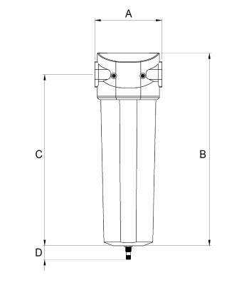 ATS SGO42 Separator cyklonowy 1/2" 700l/min (SG/ATS-SGO42) - www.toolsbook.eu