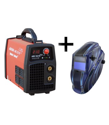 Spawarka ARC MMA ADORE X/210 IGBT Welder Fantasy + przyłbica TECMEN T-700 HOT (X210/SET/T700) - www.toolsbook.eu