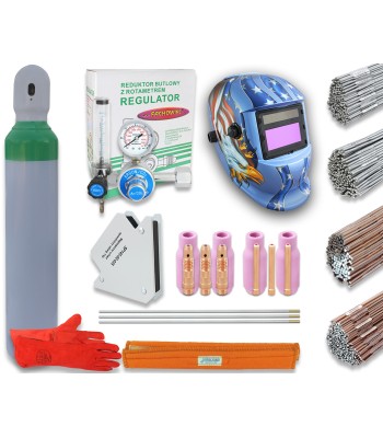Zestaw producenta TIG DC/ TYLKO Zakup wiązany z urządzeniem WELDER FANTASY (800TNEWDC) - www.toolsbook.eu