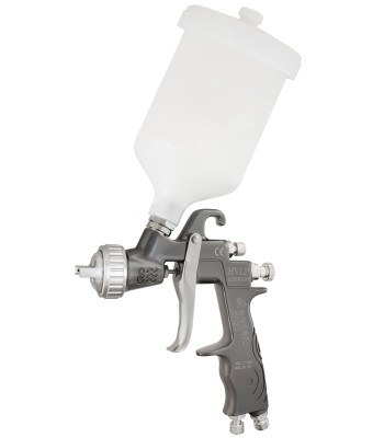 Pistolet lakierniczy LEADER K411 HVLP 2.5mm zbiornik 600ml model 2022-2026 (K411HVLP/25) - www.toolsbook.eu