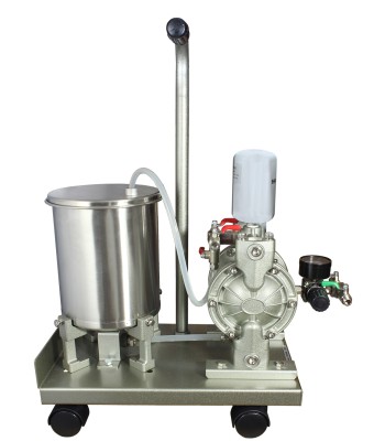 Pneumatyczna pompa membranowa  zbiornik 5L ze stali nierdzewnej HOT (HD-5) - www.toolsbook.eu