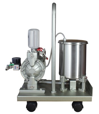 Pneumatyczna pompa membranowa  zbiornik 5L ze stali nierdzewnej HOT (HD-5) - www.toolsbook.eu