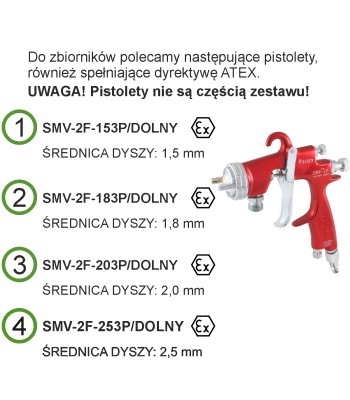Zbiornik ciśnieniowy 20L ECONOMY + 5m wąż HOT (FTANK20) - www.toolsbook.eu
