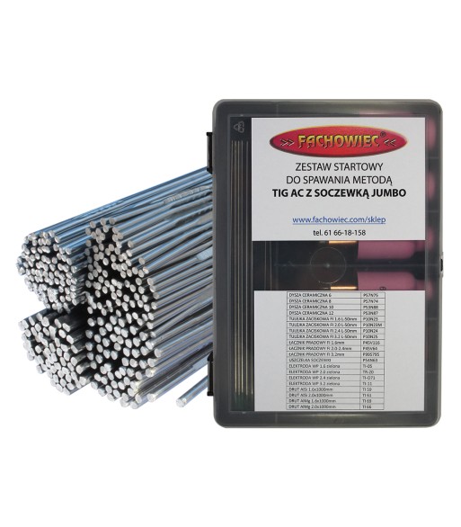 Zestaw startowy do spawania TIG AC soczewka JUMBO (ZTE) - www.toolsbook.eu