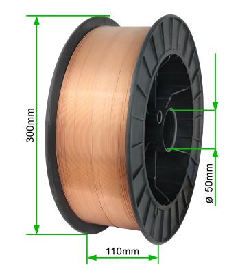 PrimeWire MAG drut spawalniczy ER70S-6 G3Si1 SG2 0.8mm 15kg S300 szpula plastykowa. (M200815) - www.toolsbook.eu