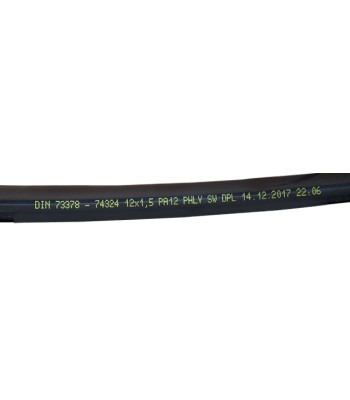 Przewód Nylon JG PA12 12x9 czarny ZAKUP TYLKO PO 100M (JG1210PA12) - www.toolsbook.eu