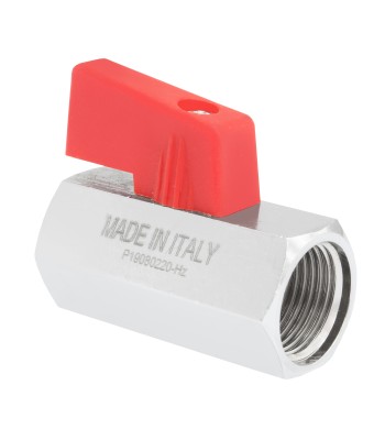 Zawór kulowy 3/8" MINI czerwona rączka (ZAW 71.1) - www.toolsbook.eu