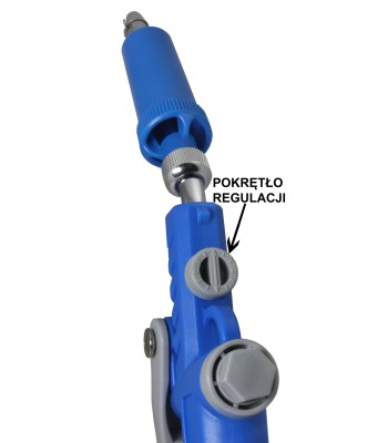 Pistolet do dmuchania 2w1 Venturi efekt lub zwykły regulacja 8mm dysza plastykowa (4011.2) - www.toolsbook.eu