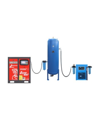 ARROW II sprężarka śrubowa VSD 15 kW 720-1800 l/min. 10bar + zbiornik 500l + separator + osuszacz + filtry P i M + osprzęt (AV15