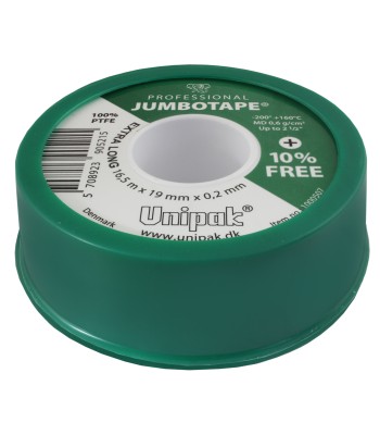 Taśma teflonowa 15m x 19mm x 0.2mm JUMBOTAPE (CZPT05) - www.toolsbook.eu