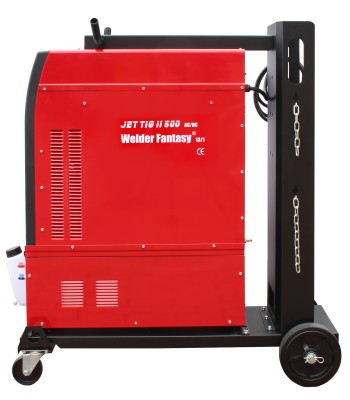 Spawarka inwertorowa JET TIG II TOWER AC/DC 500A IGBT PFC Welder Fantasy + chłodnica + wózek + uchwyt ARC T5W 8m HOT (JET2TIG500