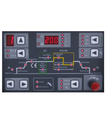 Spawarka inwertorowa JET TIG AC/DC 200 IGBT Welder Fantasy+ uchwyt Parker HOT (JET TIG I 200) - www.toolsbook.eu