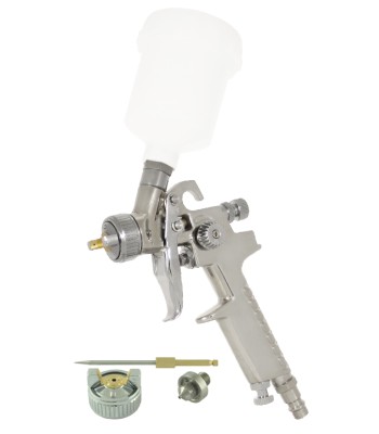 Pistolet lakierniczy MINI H2000 HP 0.8mm 130ml + dysza 1.0 mm HOT (008/08/KIT10) - www.toolsbook.eu