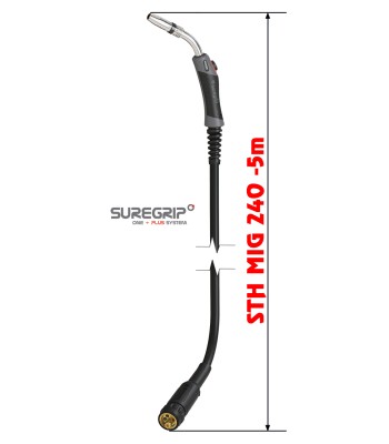 MIG UCHWYT SPAWALNICZY PARKER STH MIG 240 PAK X 5m (STH240E-50ER) - www.toolsbook.eu