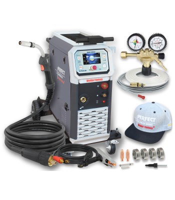 Półautomat spawalniczy 3w1 PERFECT BI-PULSE 261 250A 4x4 MIG/MAG/SYNERGIA/PULS/PODWÓJNY PULS/LUTOSPAWANIE/MMA Welder Fantasy 400