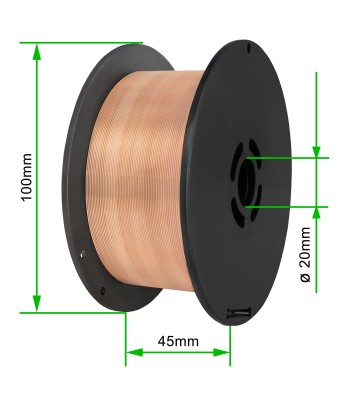 PrimeWire MAG drut spawalniczy ER70S-6 G3Si1 SG2 0.6mm 1kg S100 szpula plastykowa. (M200601) - www.toolsbook.eu