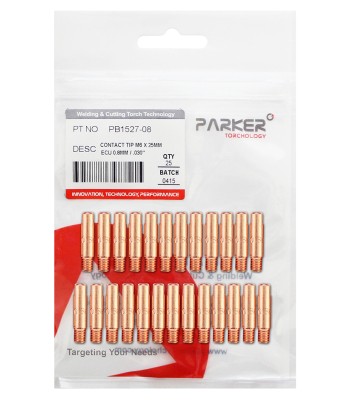 MIG DYSZA PRĄDOWA PARKER 1500 M6 X 25mm ECU 0.8 (PB1527-08) - www.toolsbook.eu