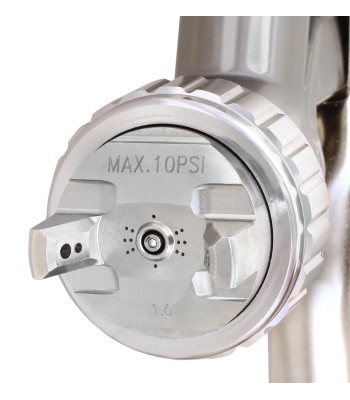 Pistolet lakierniczy LEADER K411 LVLP 1.6mm zbiornik 600ml model 2022-2026 (K411LVLP/16) - www.toolsbook.eu