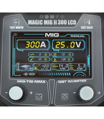 Półautomat spawalniczy inwerterowy MAGIC2 300A 4X4 LCD Welder Fantasy 400V HOT (MM300) - www.toolsbook.eu