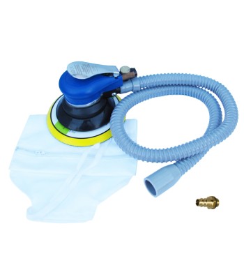 Pneumatyczna szlifierka orbitalna 150mm 5mm z odciągiem niebieska (1531F) - www.toolsbook.eu