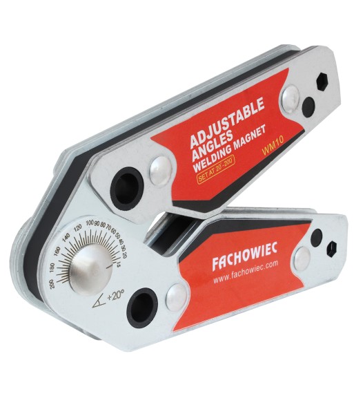Spawalniczy kątownik magnetyczny nastawny 120x78 HOT (CZS90.3) - www.toolsbook.eu