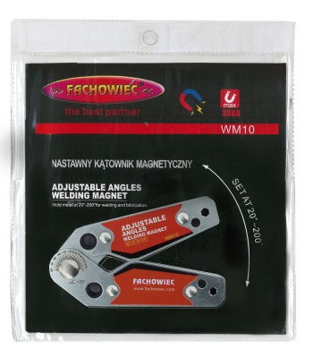 Spawalniczy kątownik magnetyczny nastawny 120x78 HOT (CZS90.3) - www.toolsbook.eu