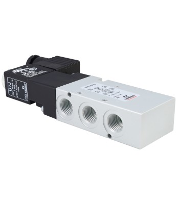 Zawór CAMOZZI 130-354-015-02 5/2 1/4" monostabilny + Cewka 230VAC + Wtyczka (130-354-015-02-230) - www.toolsbook.eu