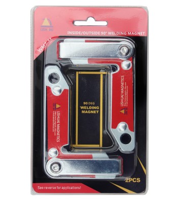 Spawalniczy kątownik magnetyczny z dźwignią HOT (CZS90.7) - www.toolsbook.eu