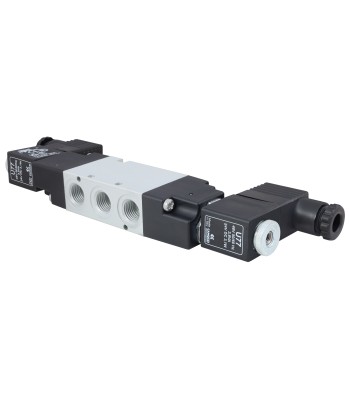 Zawór CAMOZZI 354-011-02 5/2 1/4" bistabilny + Cewka 48VAC / 24VDC + Wtyczka (5501.10-48) - www.toolsbook.eu