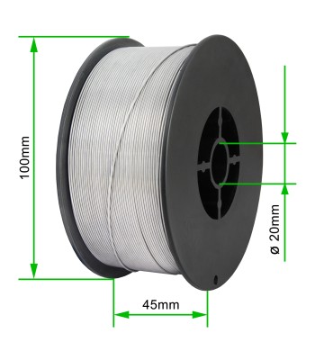 PrimeWire FCAW (SS) Samoosłonowy drut spawalniczy E71T-GS 0.9mm 1kg S100 szpula plastykowa. (M100901) - www.toolsbook.eu